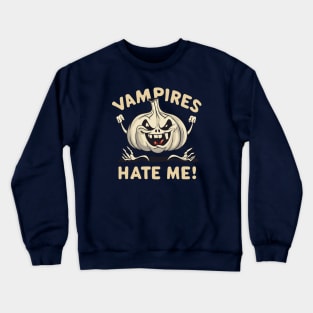 Garlic Lover Vampire Crewneck Sweatshirt